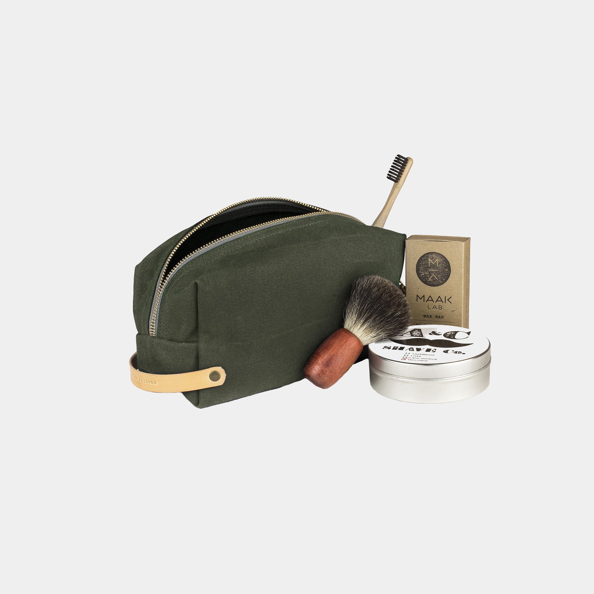 Waxed Canvas Dopp Kit — Superstore Fashion